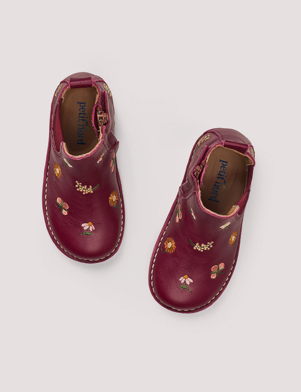 Autumn Flower Ankle Boot | Fuschia