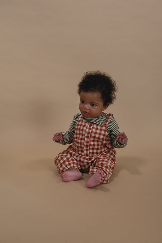 Salopette | Paprika Gingham