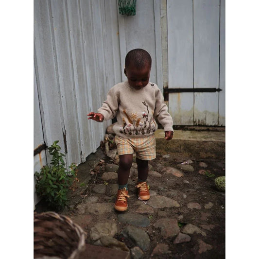 Kind in Petit Nord Desert Boot aus pflanzlich gegerbtem Wildleder