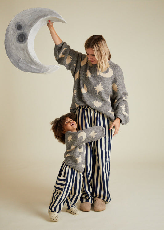 Cozmo Midnight Moon Star Sweater Kids