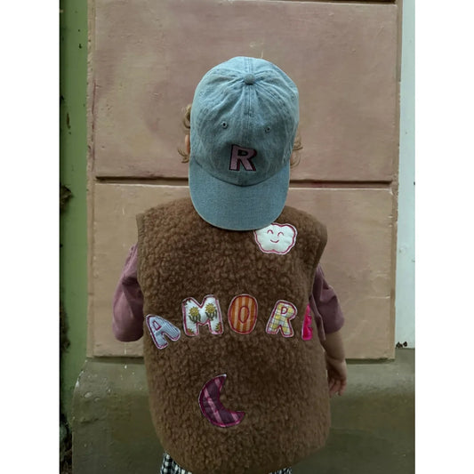 AMORE Wollweste Kids | Kastanie