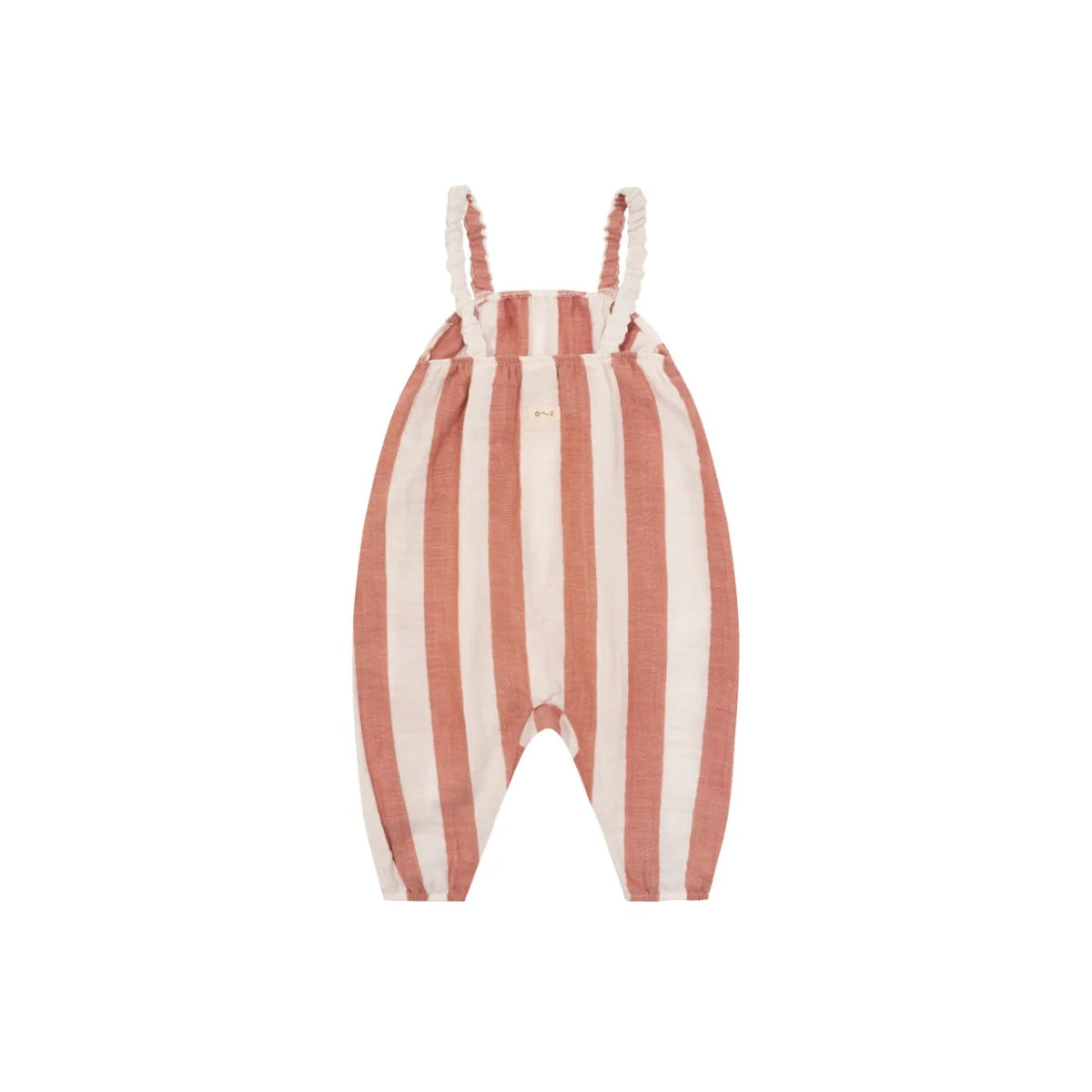 Gestreifter Baby-Rompers mit Trägern im Artisan Jumpsuit | Sienna Stripes Design