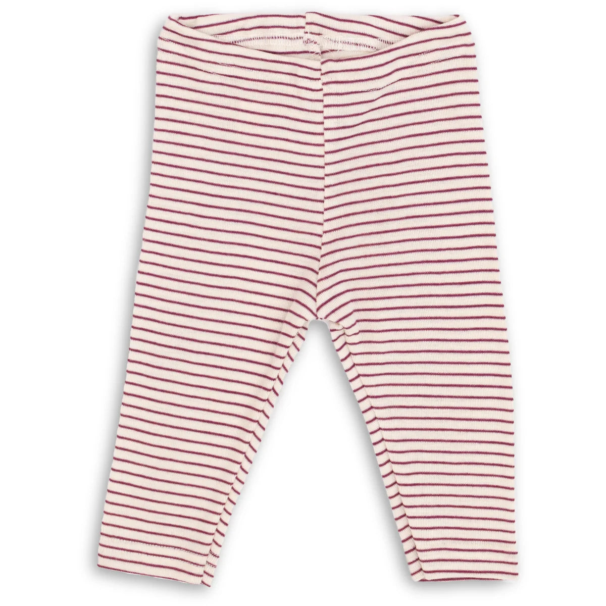 Engel Baby-Leggings aus Merinowolle und Seide in Natur und Orchidee