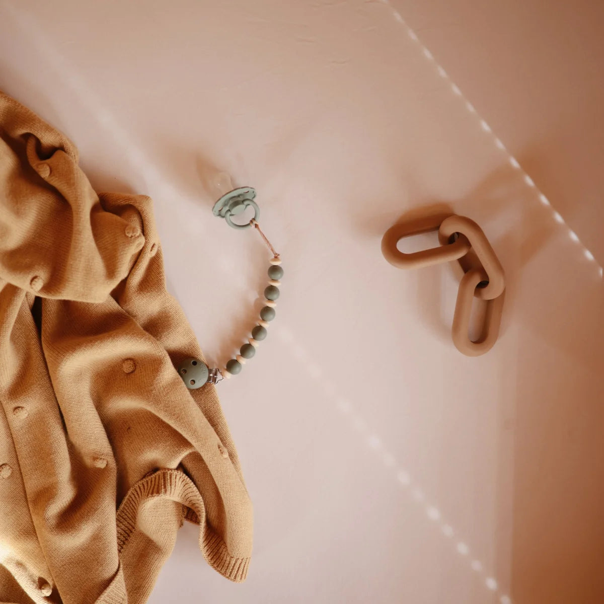 Beige Fabric Garment with Ruffled Edges from Beissring Kette Natural Collection