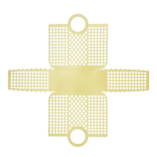 Unmontierter gelber Kunststoffkorb des Produkts Bloom Korb Lemonade