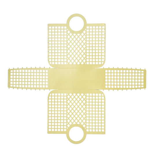 Unmontierter gelber Kunststoffkorb des Produkts Bloom Korb Lemonade