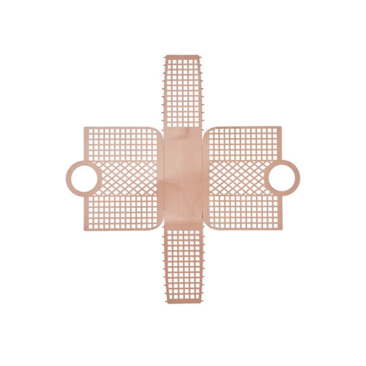 Unmontierter pinker Kunststoffkorb Bloom Korb in der Farbe Rose