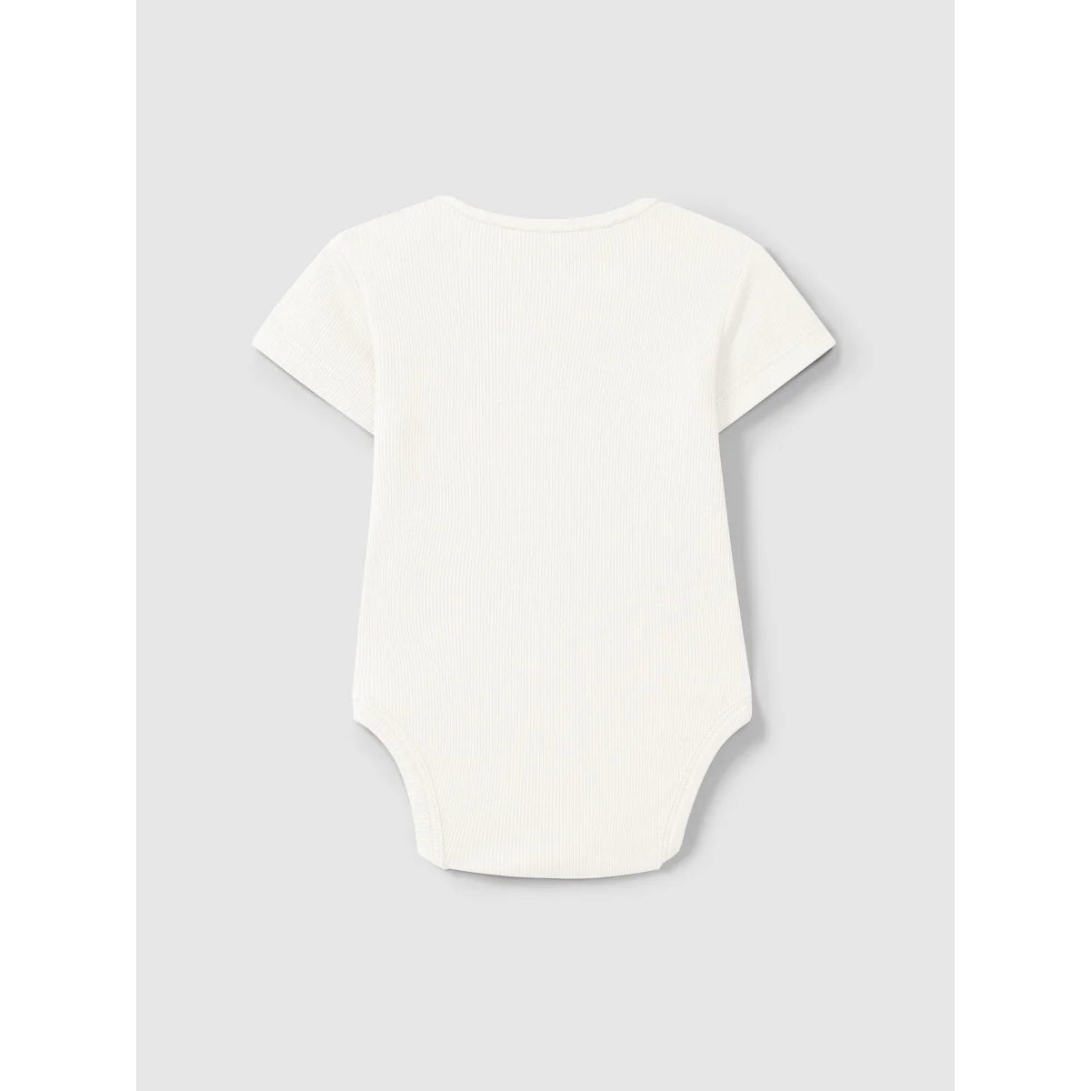 Ribbed body Babyonesie in Creme, nachhaltige Babykleidung Schweiz