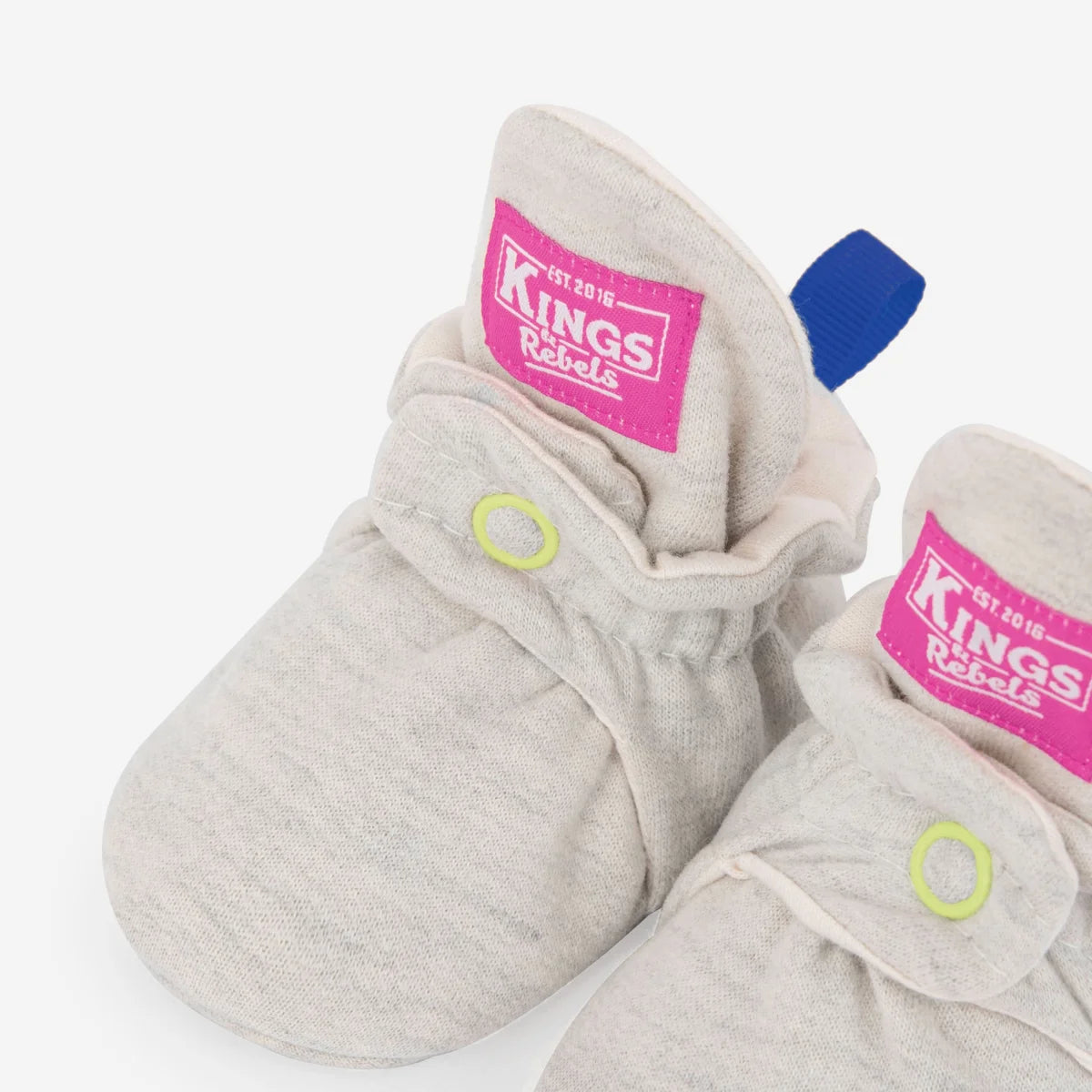 Baby-Schuhe aus Baumwolle in Pink für 0 bis 12 Monate, Original Booties Pink Pop