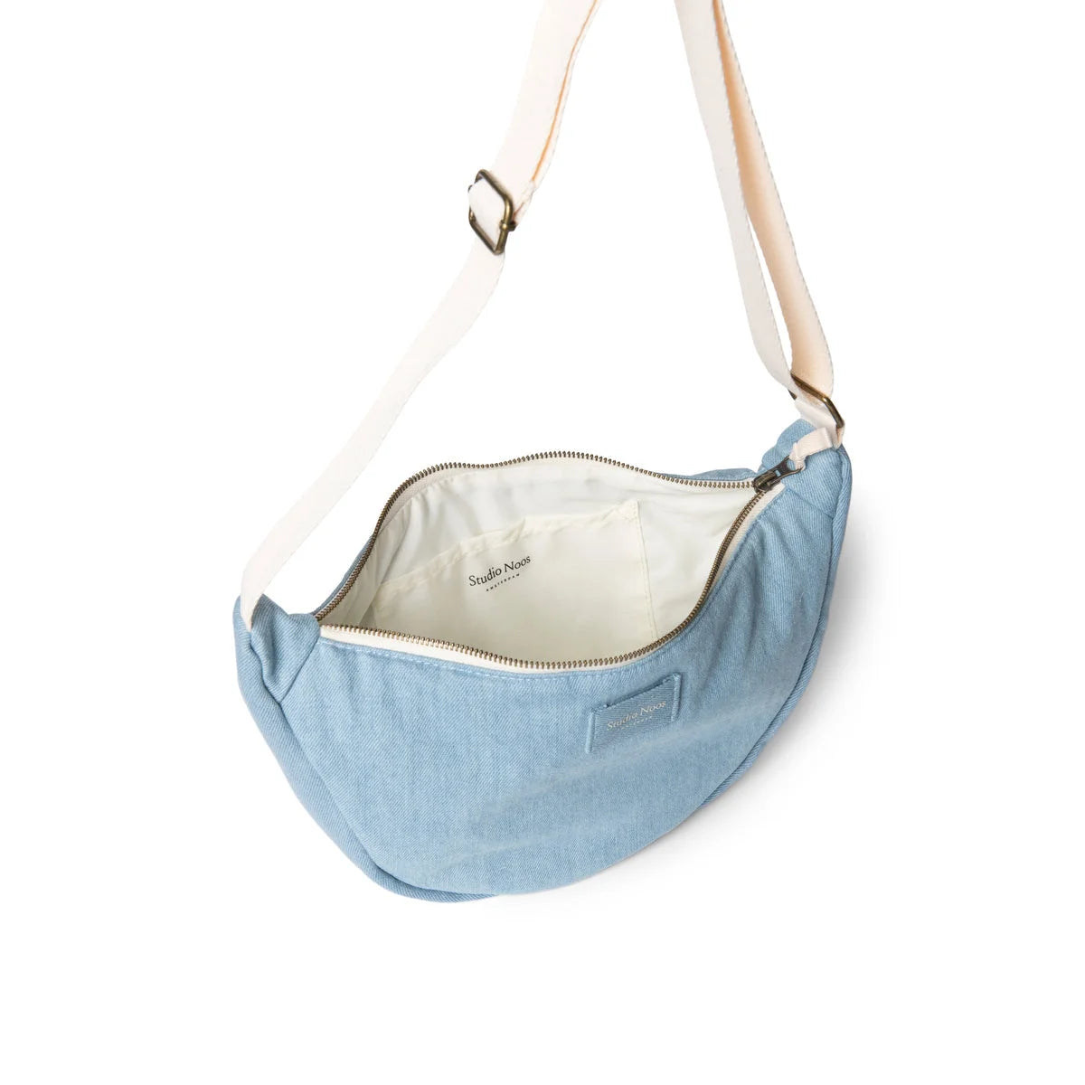 Helles blaues Canvas-Crossbody-Bag im Denim Adult Fanny Pack Design