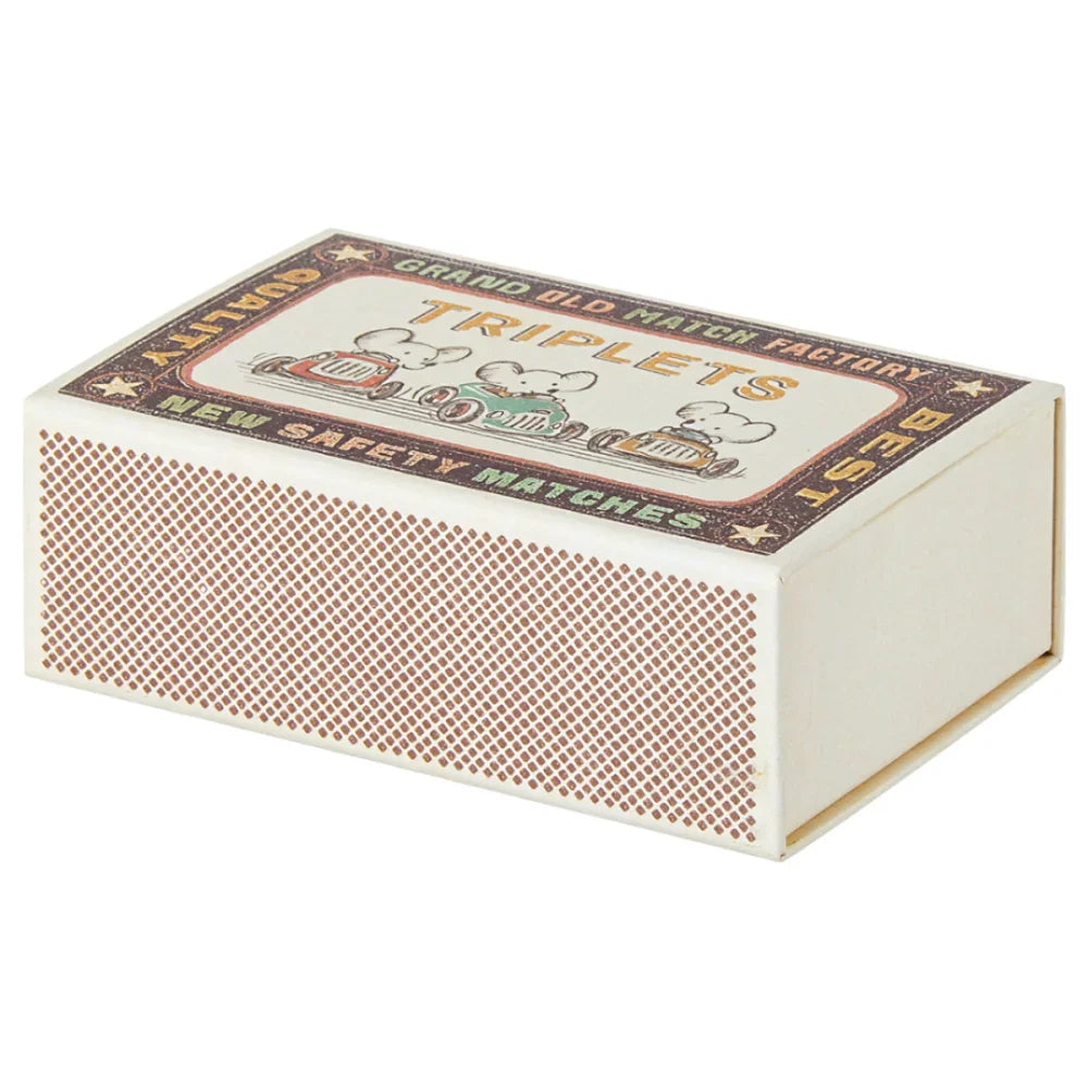 Dekorative Streichholzschachtel mit vintage Küchenutensilien-Illustration