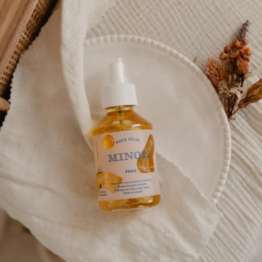 Flasche mit Trockenöl, 150 ml, für gepflegte und geschmeidige Haut