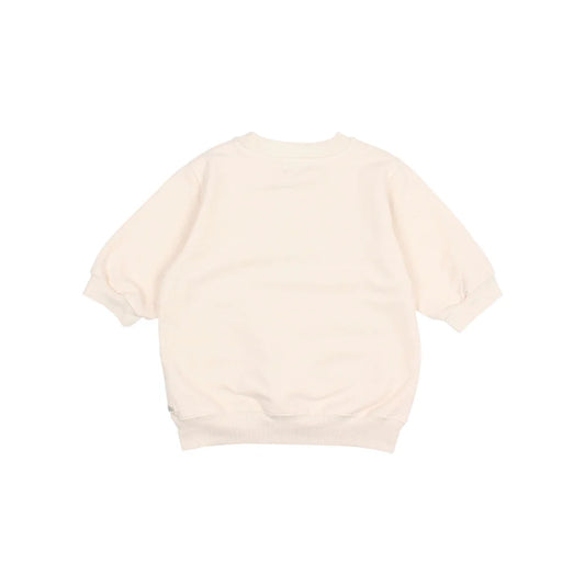 Helle Sweatshirt aus Fleece in Elfenbein für modische, bequeme Outfits