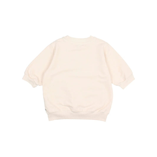 Helle Sweatshirt aus Fleece in Elfenbein für modische, bequeme Outfits