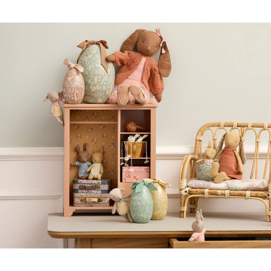 Maileg Outfit Größe 3 Vintage Rose: Pastellfarbene Eierdosen mit Mustern