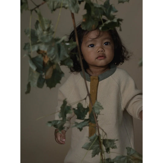 High Neck Onesie | Fossil Fleece