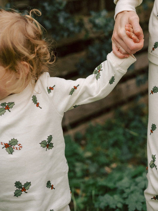 Slim Pajamas Kids | Christmas Holly