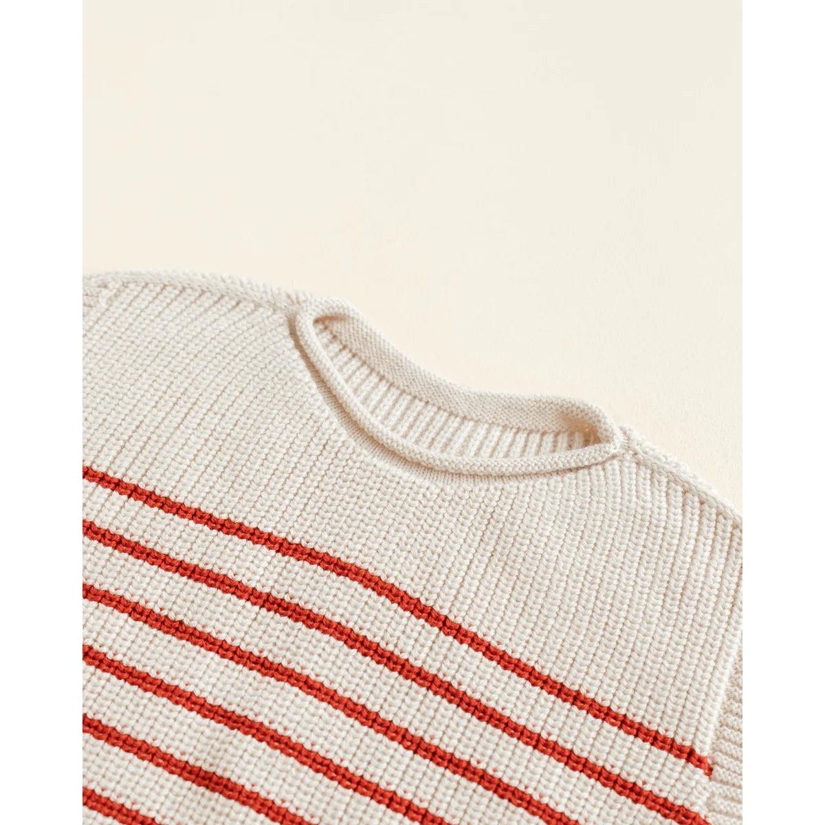 Kids Vest Harvey | Cream + Red