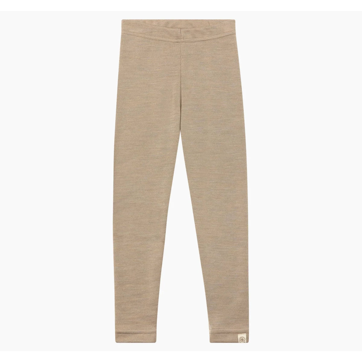 Engel Kinder-Leggings aus Merinowolle und Seide in Sand