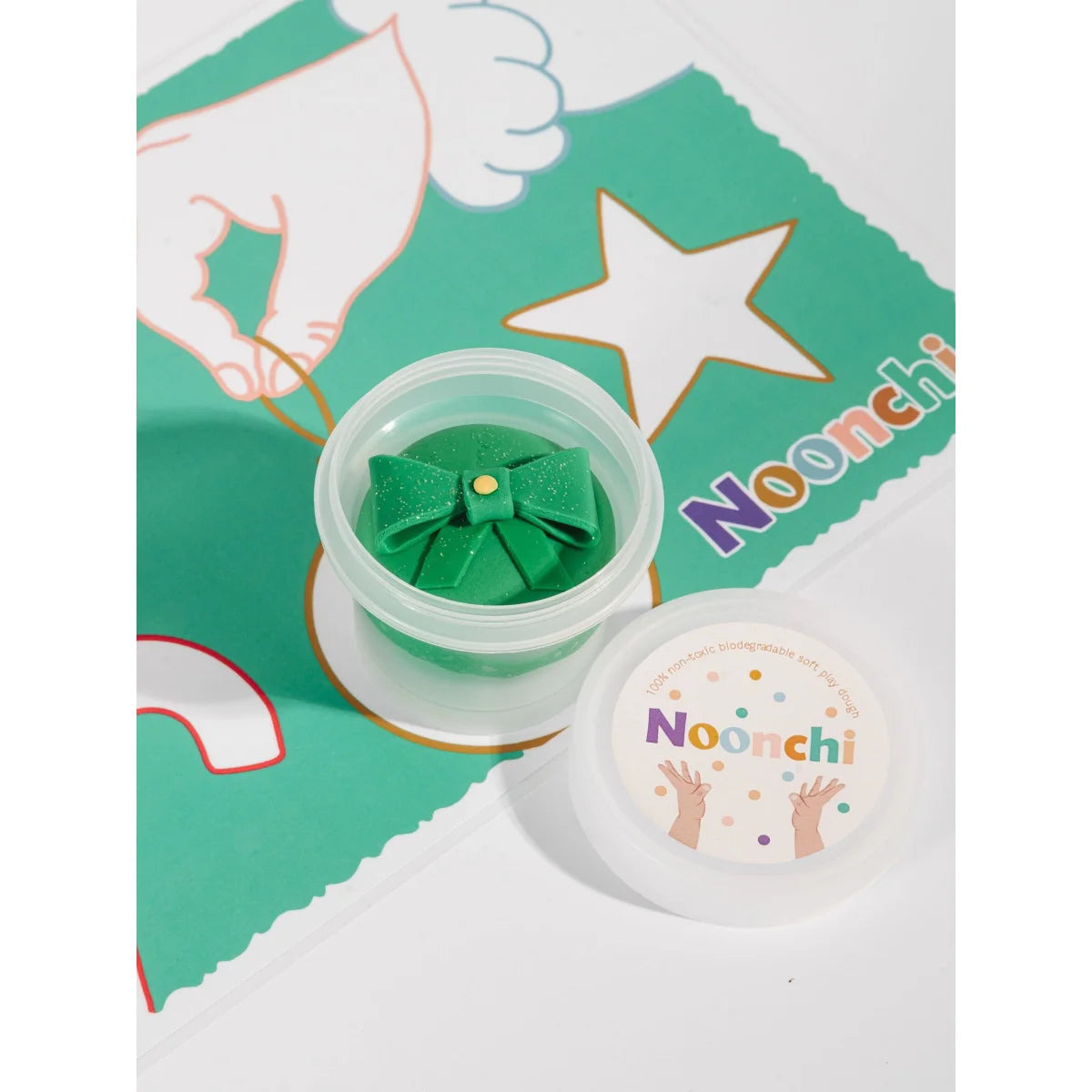 Noonchi Organics Knete Set Winter Wonderland 6 x 100 g – Bild 9