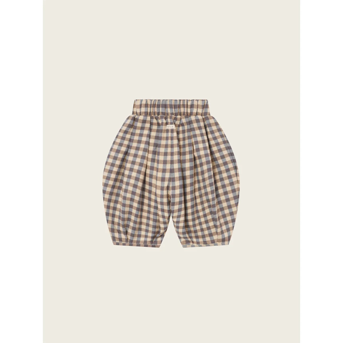 Gingham print Bloomer Shorts mit elastischem Bund und Bündchen, Lodge Pants Shoreline Gingham