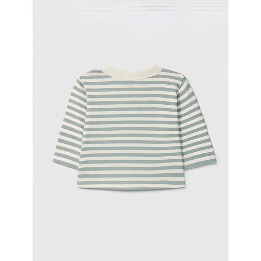 Snug Longsleeve gestreift in Grün – Ansicht 2