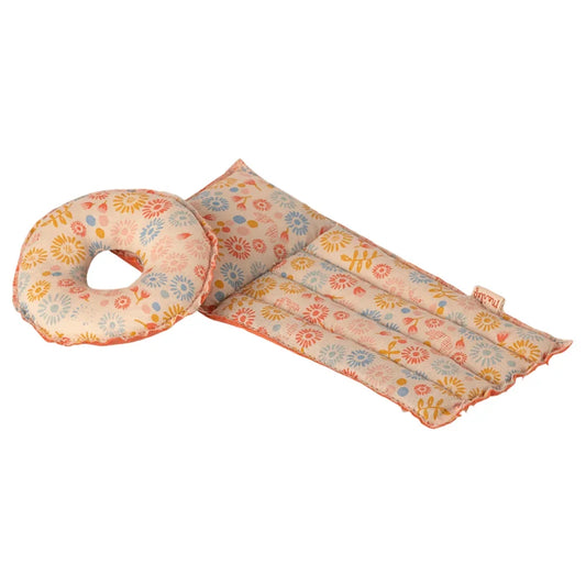 Blütenmuster Stillkissen mit abnehmbarem Kissen namens Luftmatratze Maus