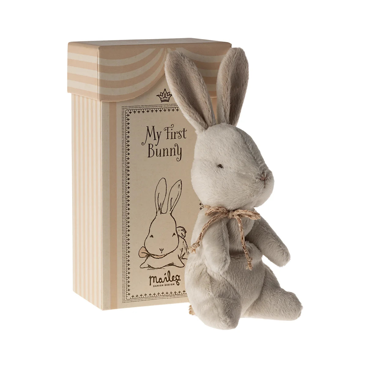 Maileg My First Bunny | Off-White Plush Toy Littlies + mums Maileg My First Bunny | Off-White Plush Toy Littlies + mums