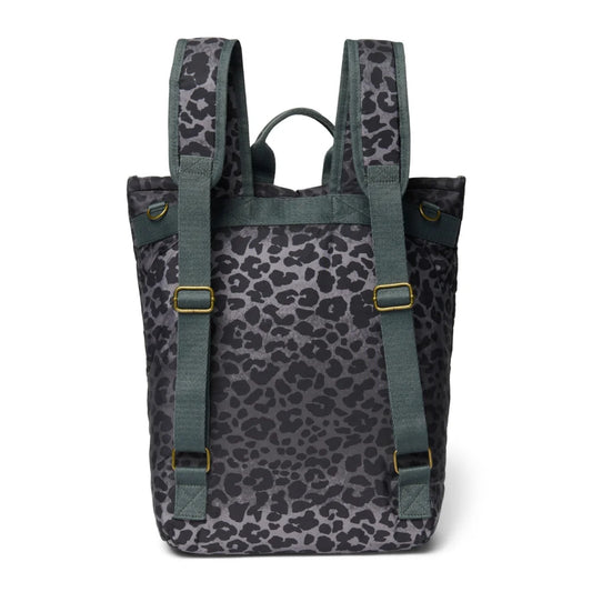 Leopardenmuster Rucksack mit verstellbaren Schultergurten auf Produktseite Mom Rucksack Puffy