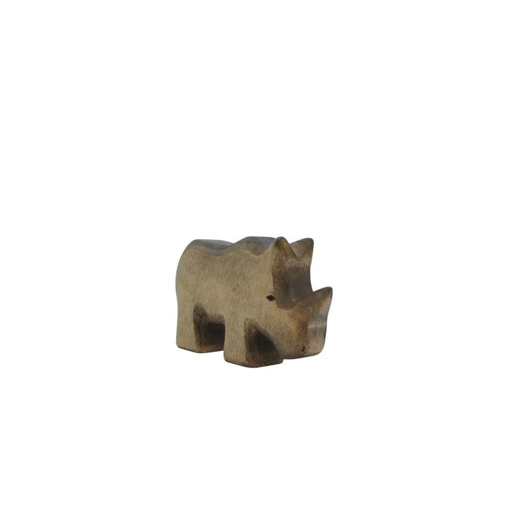 Kleines geschnitztes Holzrhinoceros-Produkt Nashorn klein