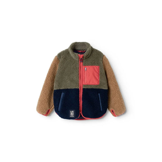 Nolan Fleecejacke Army brown multi mix