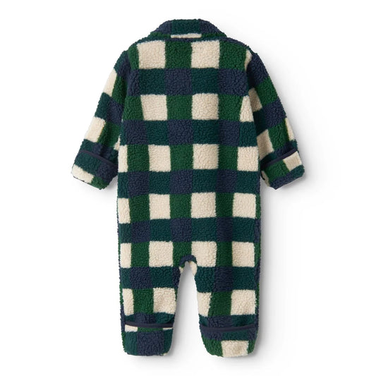 Pile Jumpsuit Nolano Mega Check Bright garden