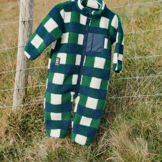 Pile Jumpsuit Nolano Mega Check Bright garden