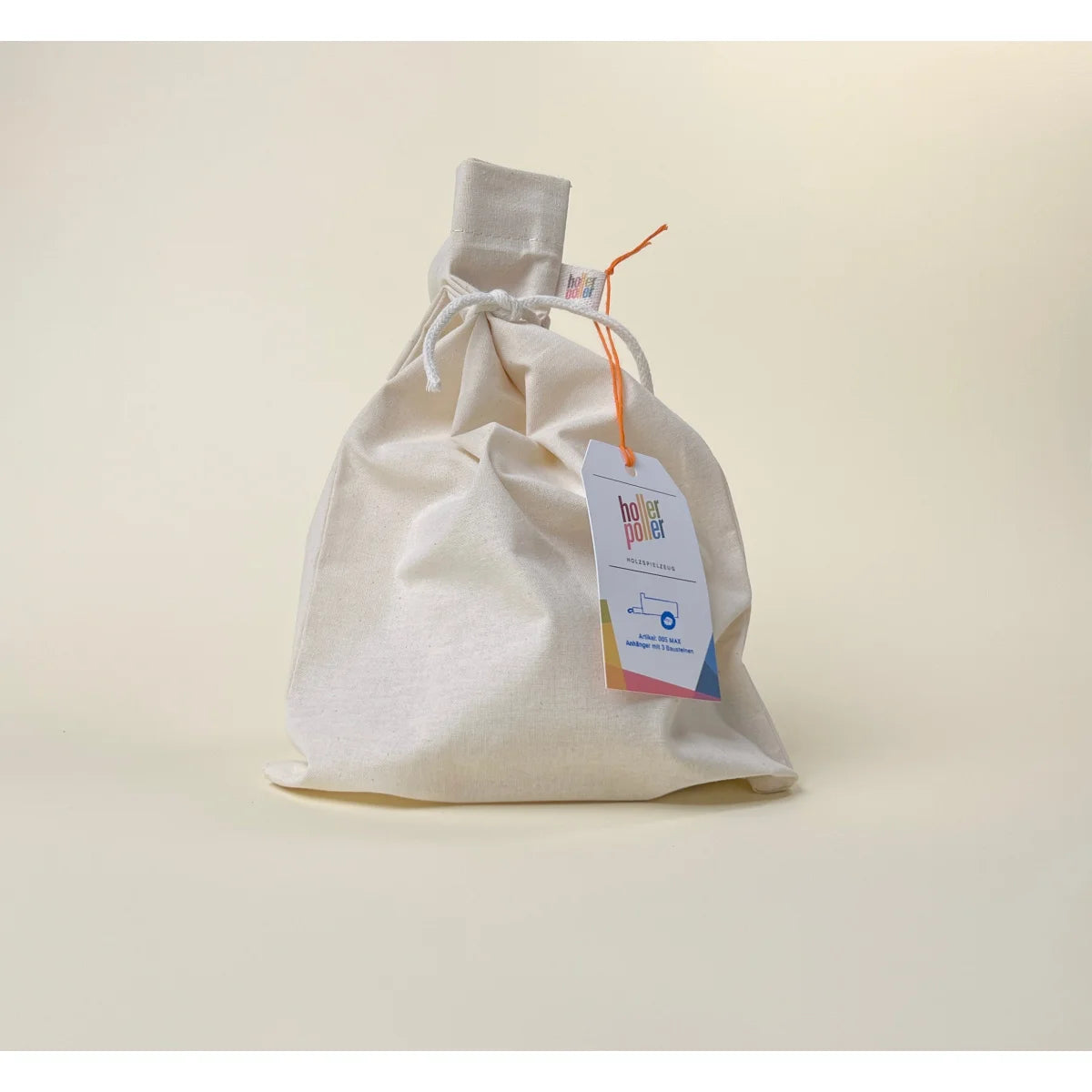 Drawstring Baumwolltasche mit Etikett für Polizeiauto PIPPA Produkt