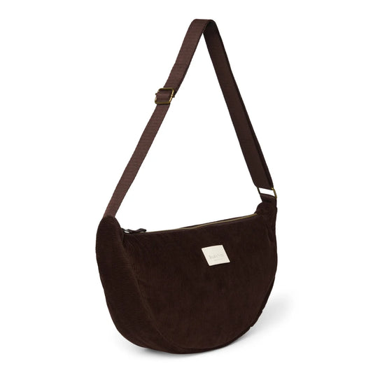 Rib Puffy Adult Fanny Pack | Dark Brown