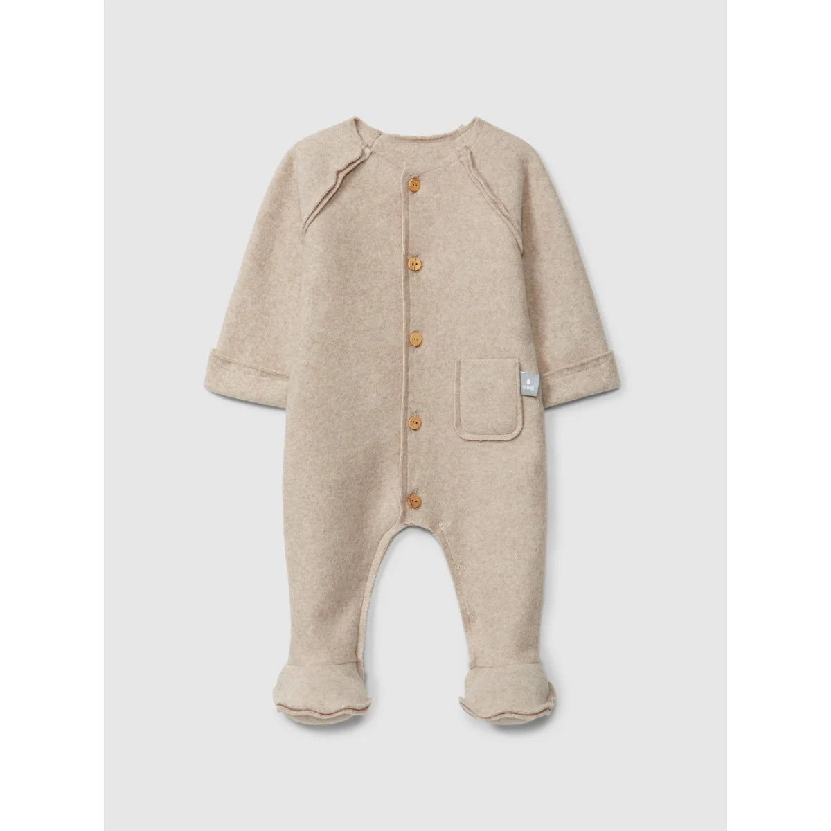 Barboteuse en polaire | Beige