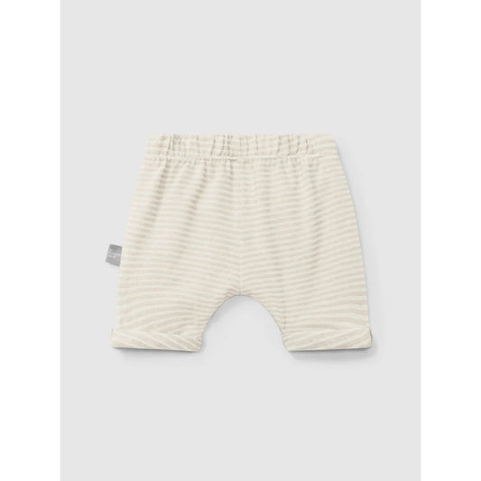 Off-White Babyhosen mit elastischem Taillenbund von Gestreifte Natural