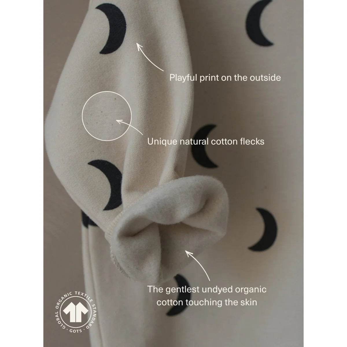 Organic Zoo Sweatshirt Undyed Midnight