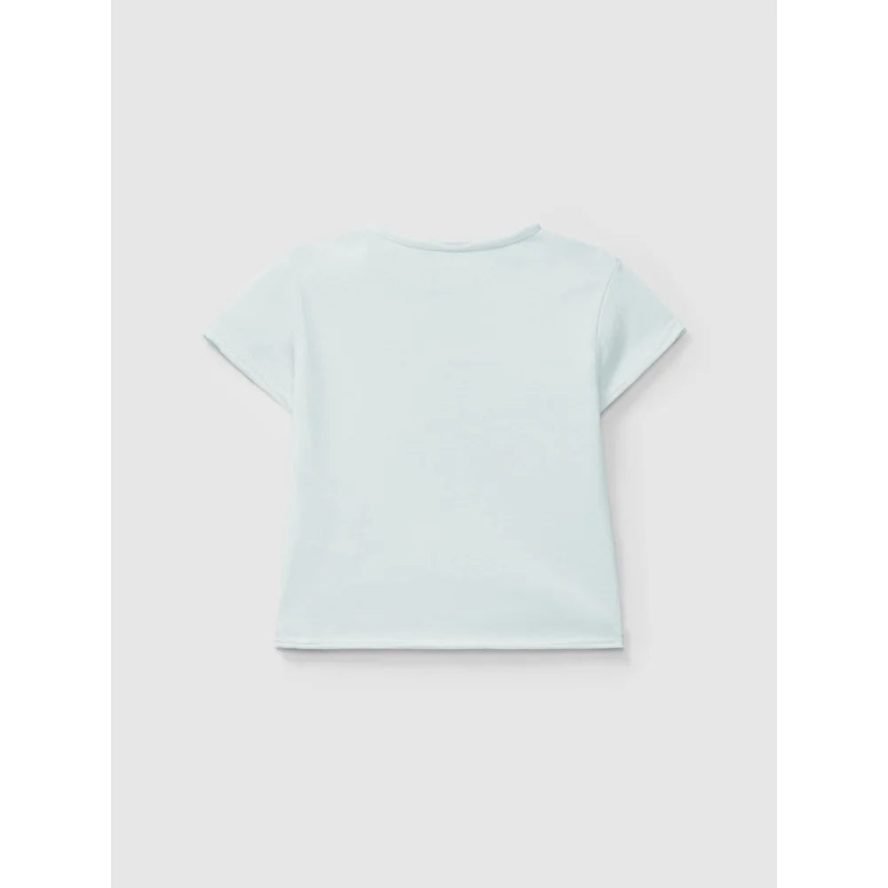 Hellblaues kurzärmliges T-Shirt aus der Kollektion Snail Blue