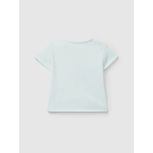 Hellblaues kurzärmliges T-Shirt aus der Kollektion Snail Blue