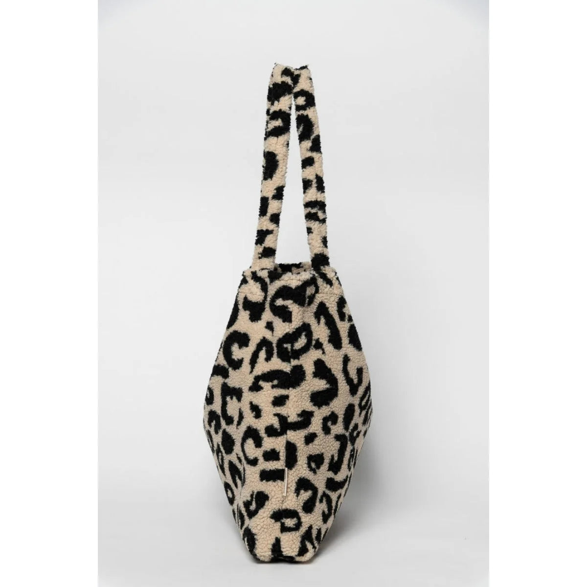 Leopardenmuster-Handtasche mit langen Trägern, Teddy Mom Bag von Holy Cow