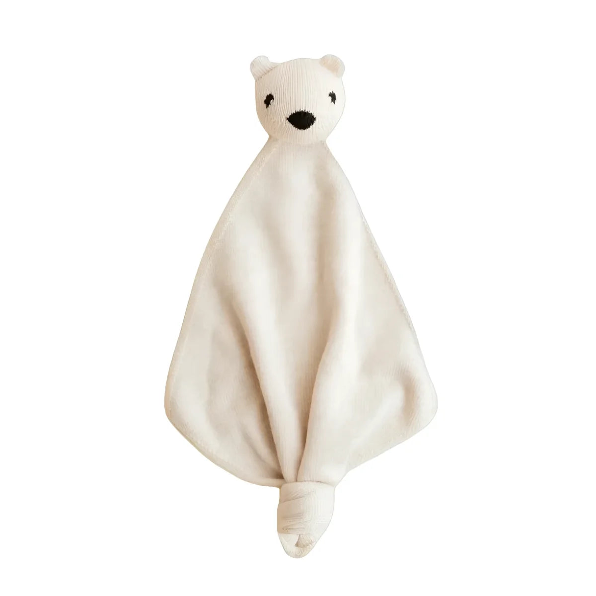 Weißes Teddy-Bär-förmiges Sicherheitsdecke für Babys, Teddy Tokki in Creme