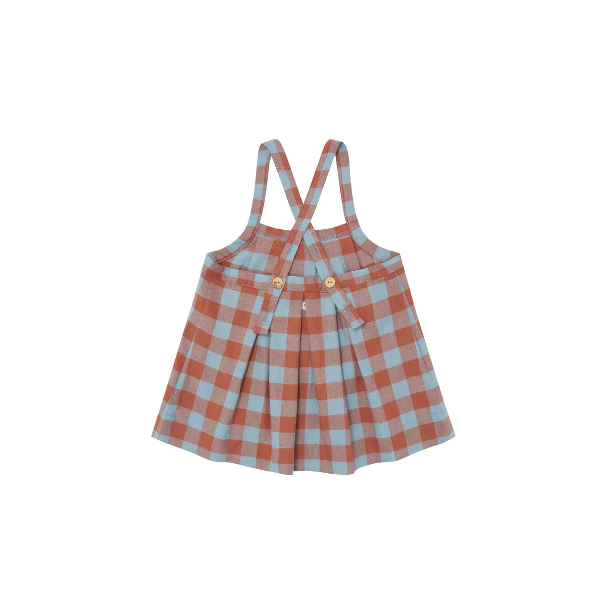 Organic Zoo Tribe Skirt Maple Gingham Bund