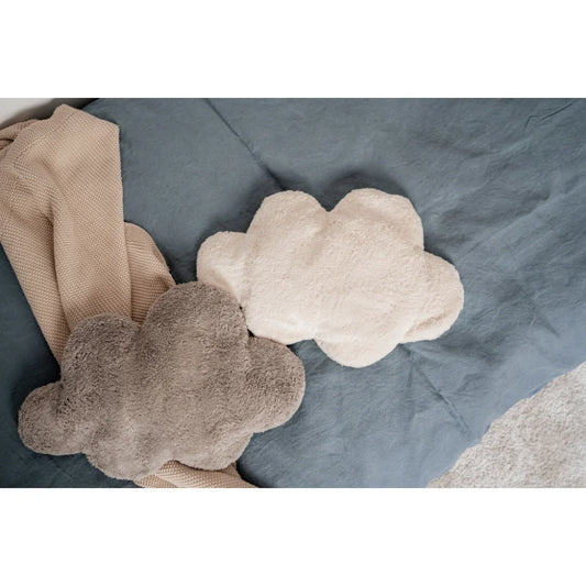 Wärmekissen Wolke in Weiß, weiche, cloud-förmige Kuschelkissen für Komfort und Wärme