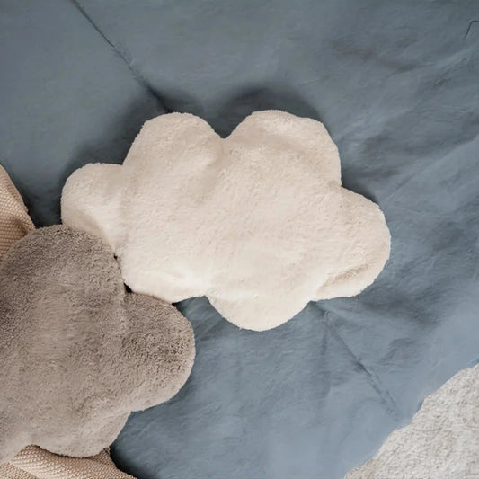 Senger Naturwelt Heat cushion cloud in White, soft cloud-shaped cushion
