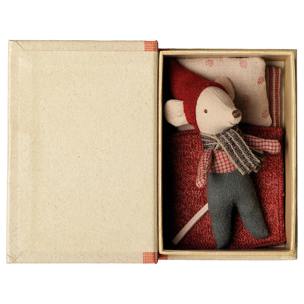 Maileg Weihnachtsmaus Baby im Buch