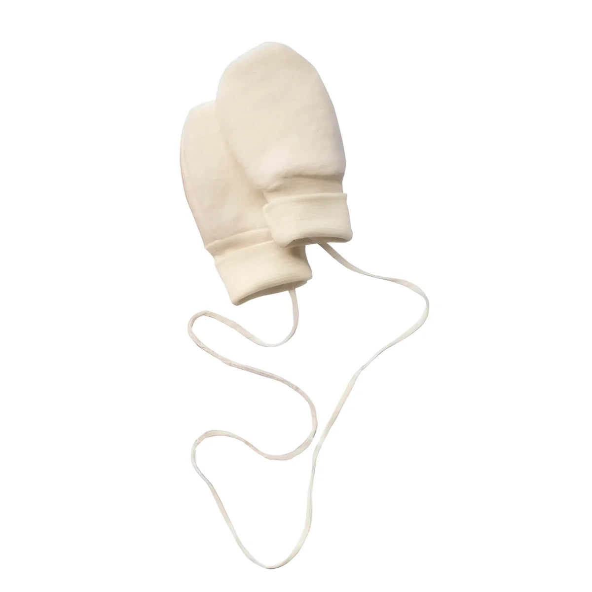 Engel Wollfleece Baby Handschuhe Natur