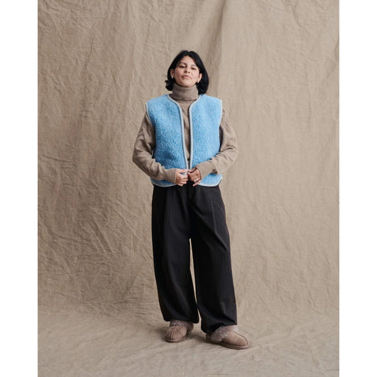 Wollweste Romi Damen | Himmelblau