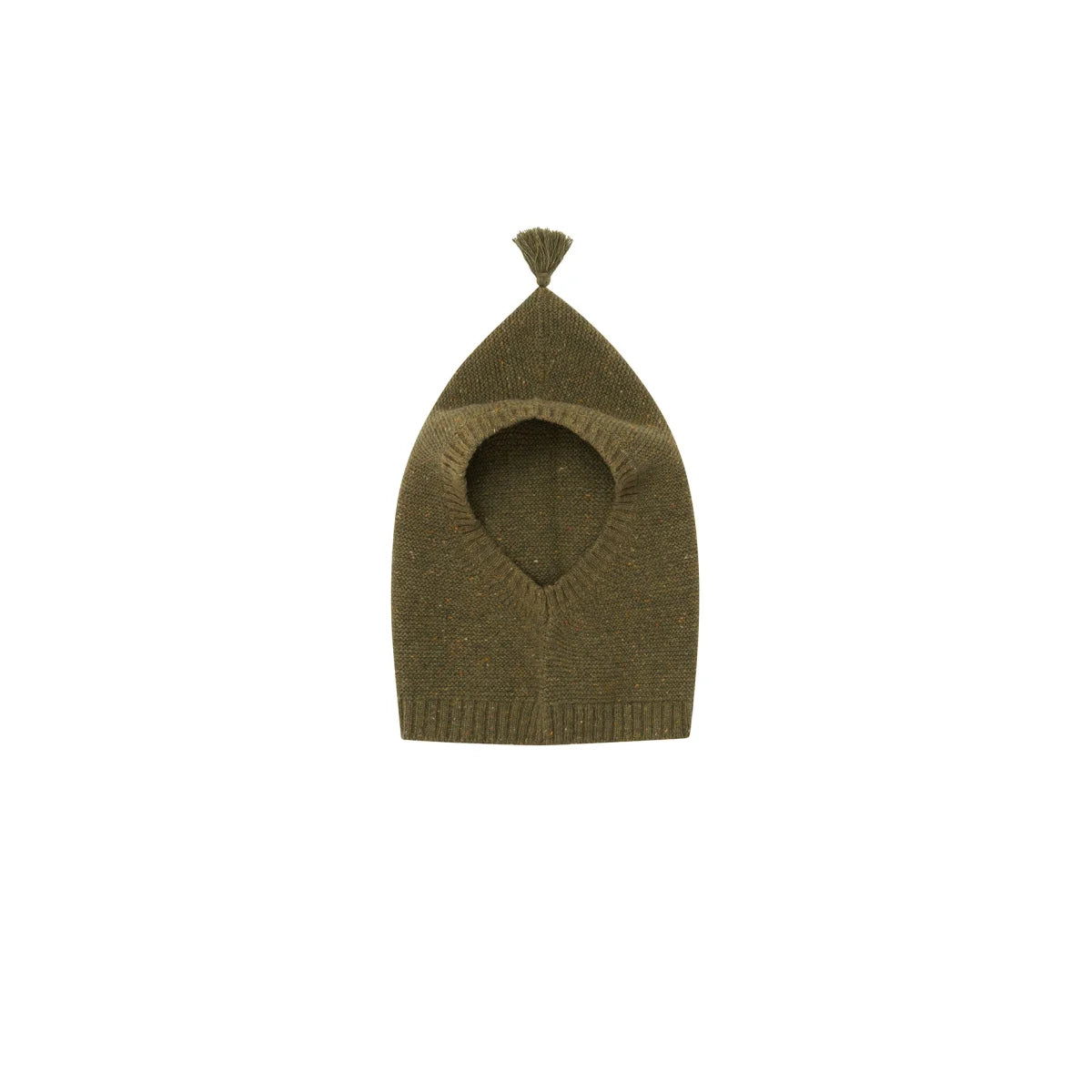 Organic Zoo Wool Balaclava Forest Detail