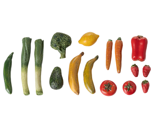 légumes et fruits miniatures